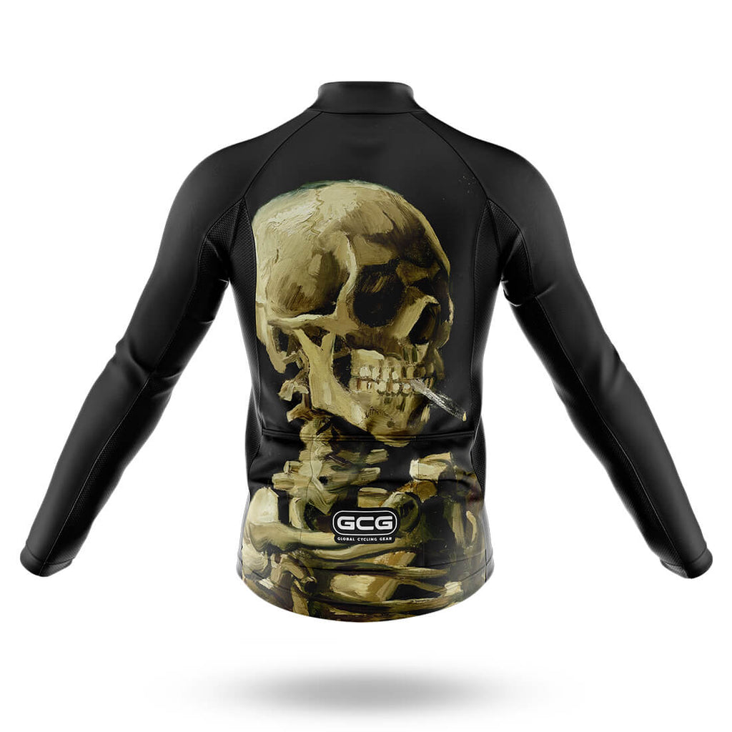 Skull with Cigarette - Men's Cycling Kit