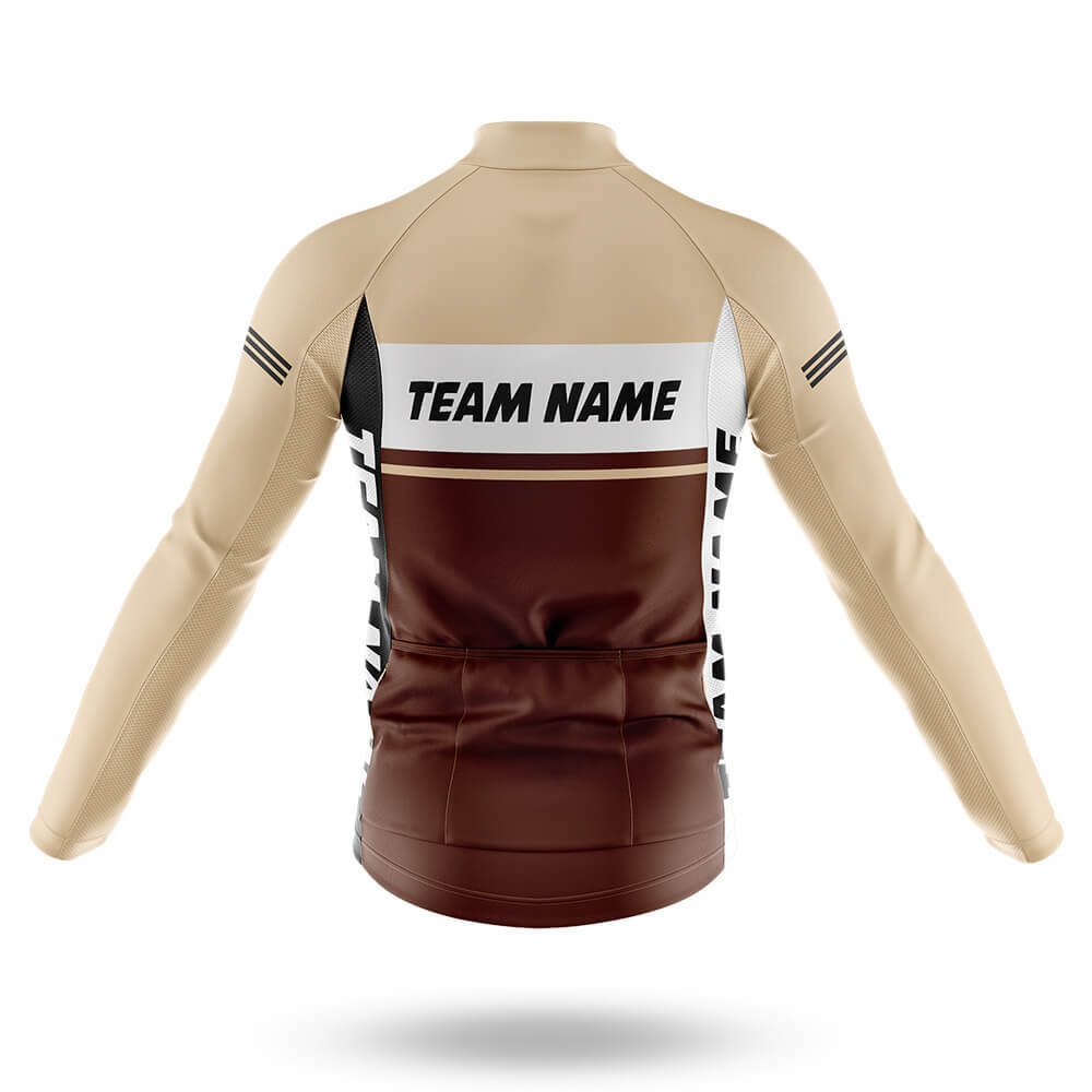 Custom Team Name M1 Brown - Men's Cycling Kit