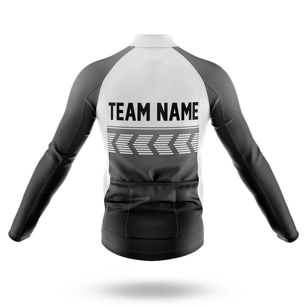 Custom Team Name S4 Grey - Men's Cycling Kit