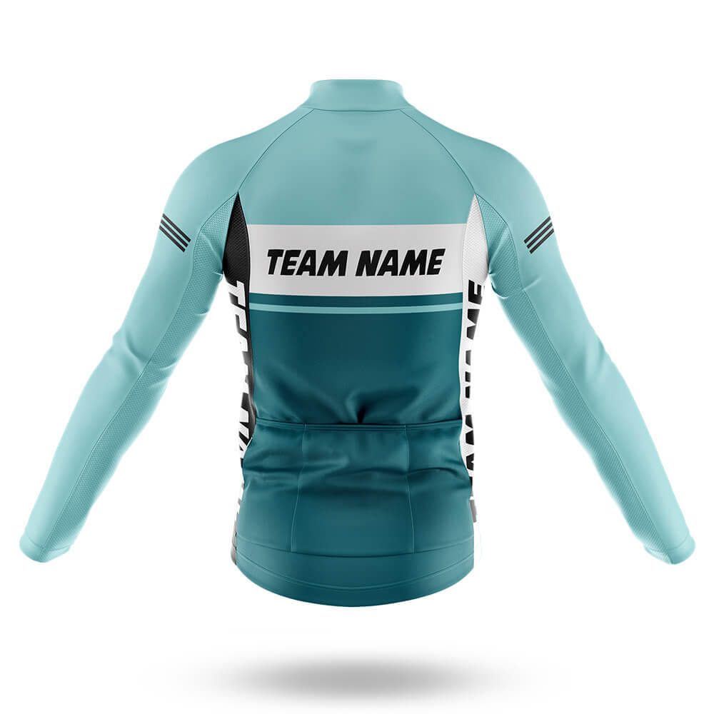 Custom Team Name M1 Blue - Men's Cycling Kit