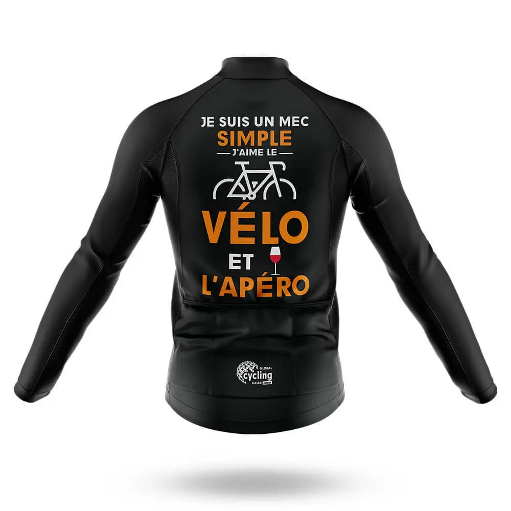 Je Suis Un Mec Simple - Black - Men's Cycling Kit