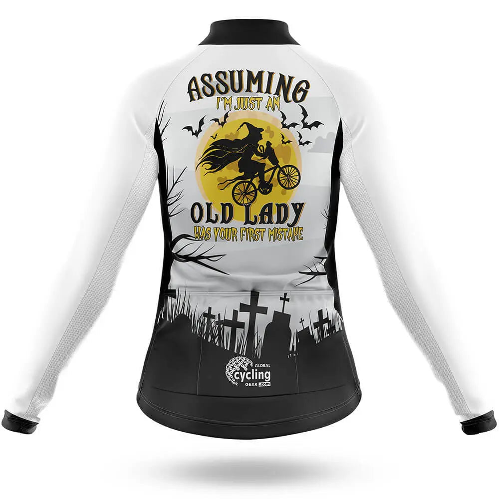 Halloween Lady V4 - White - Women - Cycling Kit