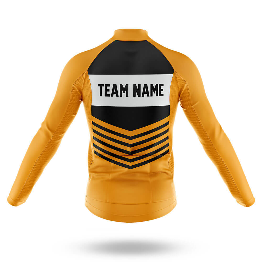 Custom Team Name V20 Yellow - Men's Cycling Kit
