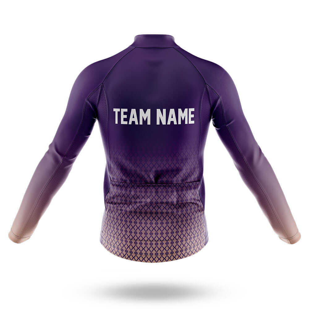 Custom Team Name S1 Violet - Men's Cycling Kit