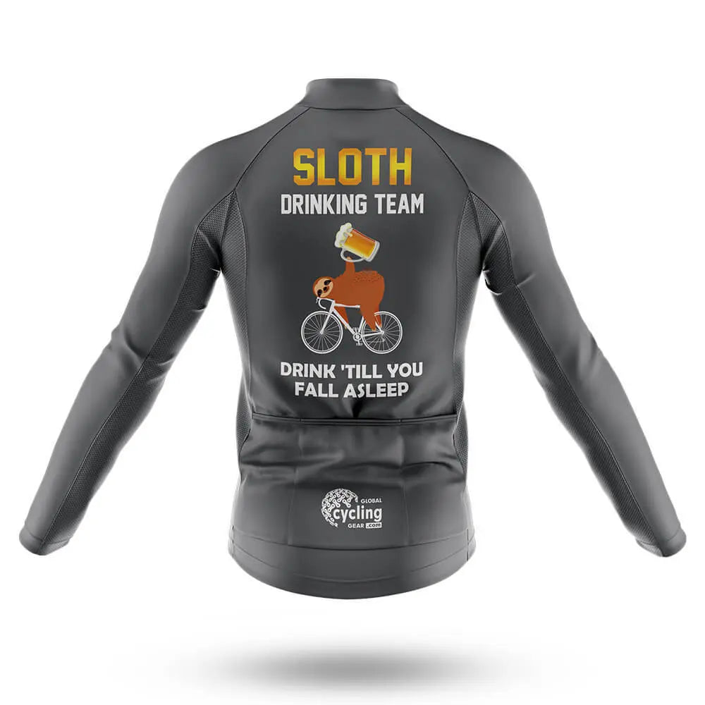 Sloth Drinking Team - Grey - Men's Cycling Kit