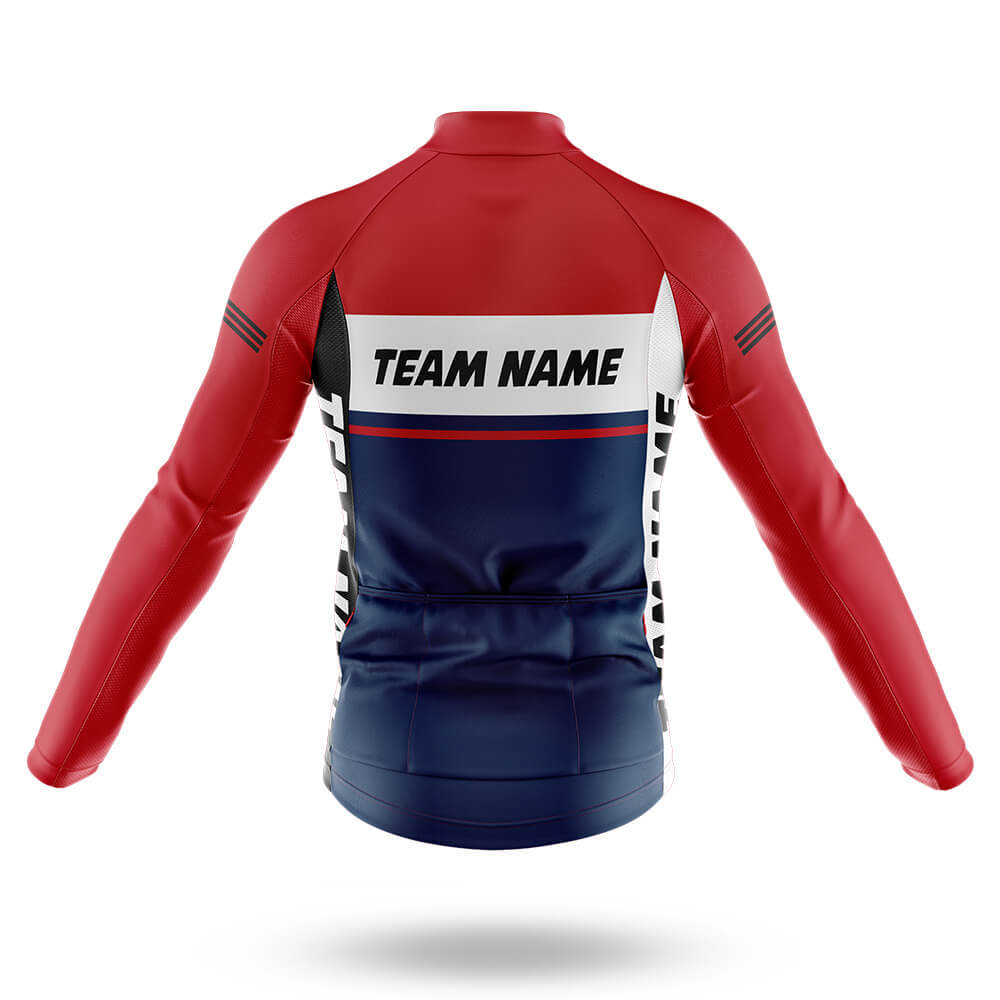 Custom Team Name M1 Red - Men's Cycling Kit