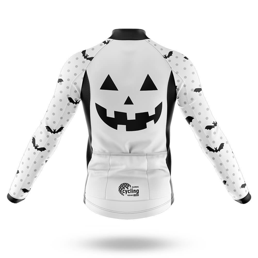 Pumpkin Face - White - Men's Cycling Kit