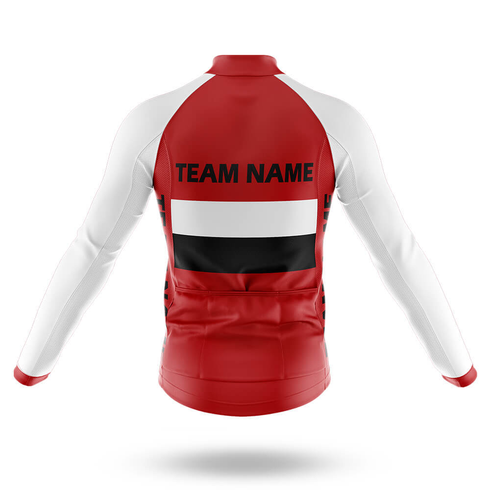 Custom Team Name M2 Red - Men's Cycling Kit
