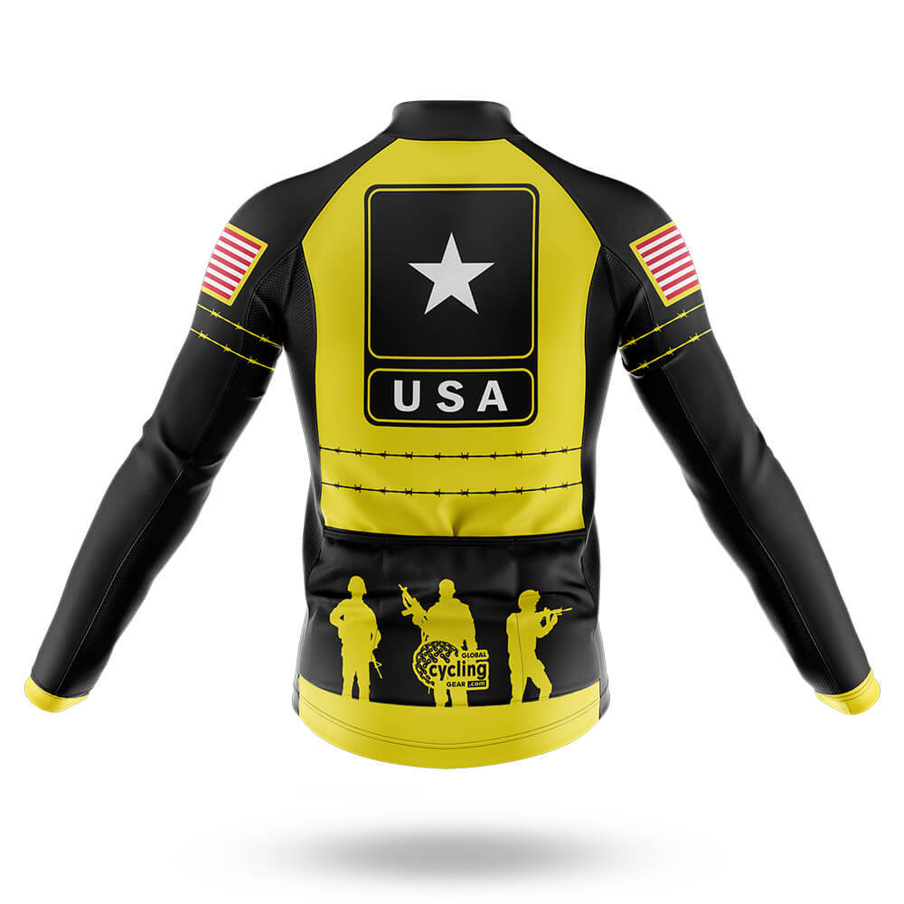 Black Yellow USA - Men's Cycling Kit