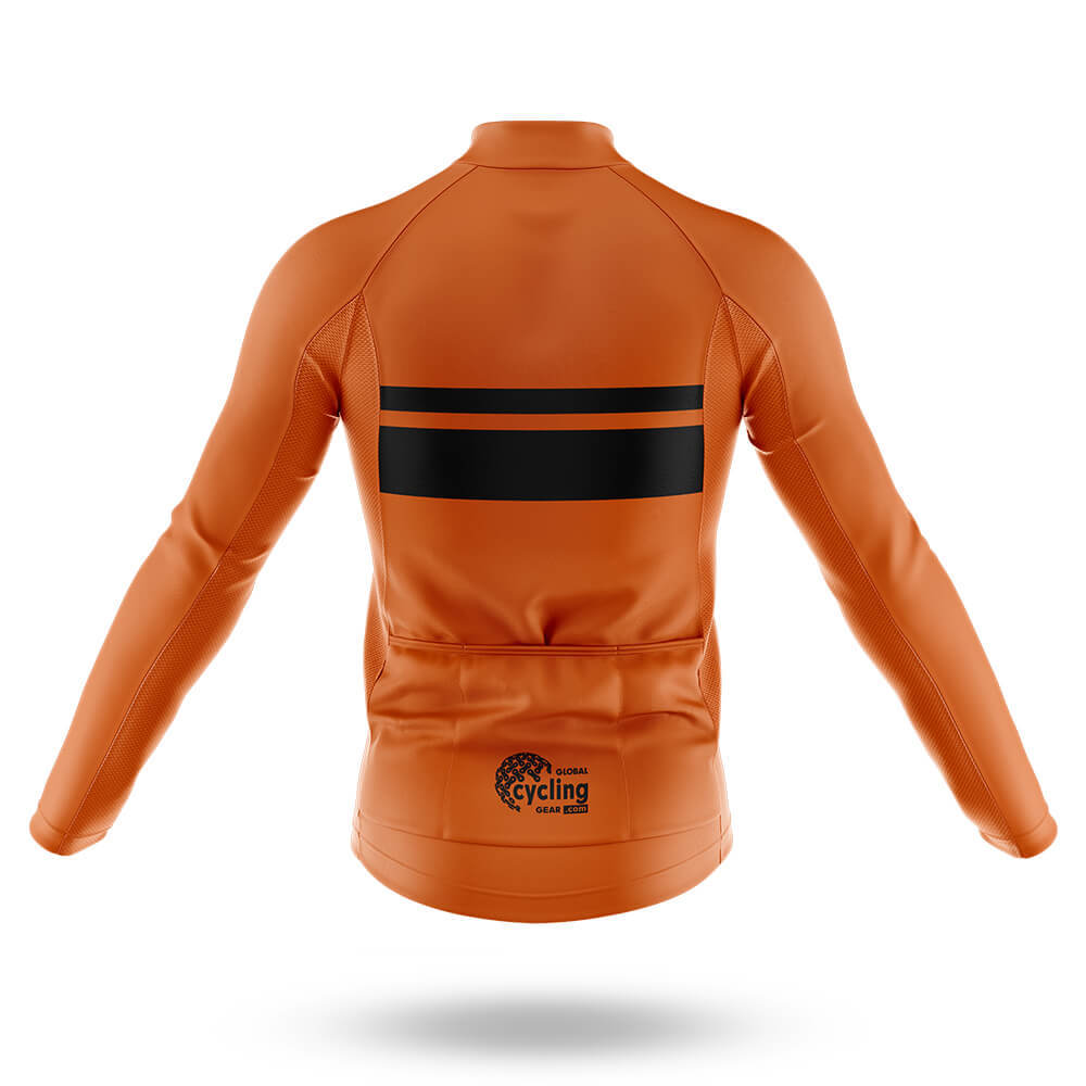 Classic Stripe - Orange - Men's Cycling Kit