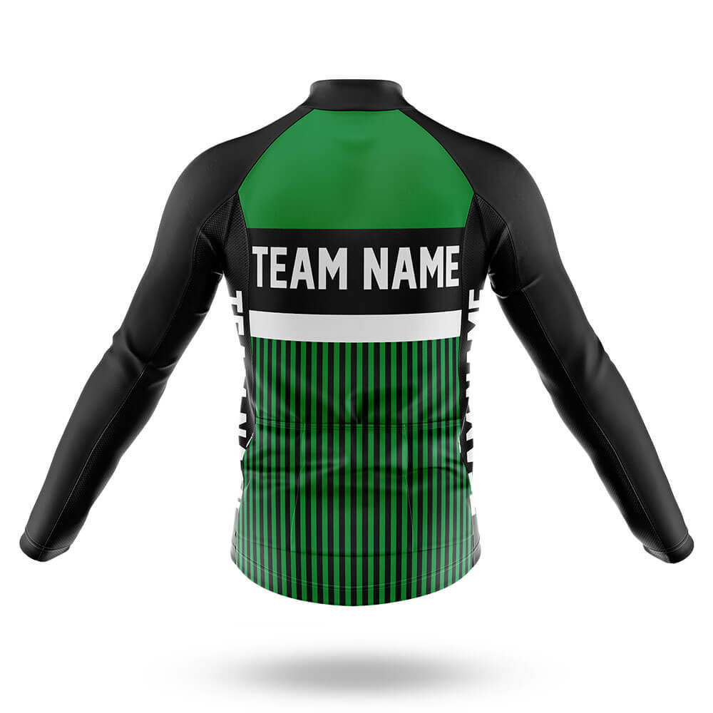Custom Team Name M6 Green - Men's Cycling Kit