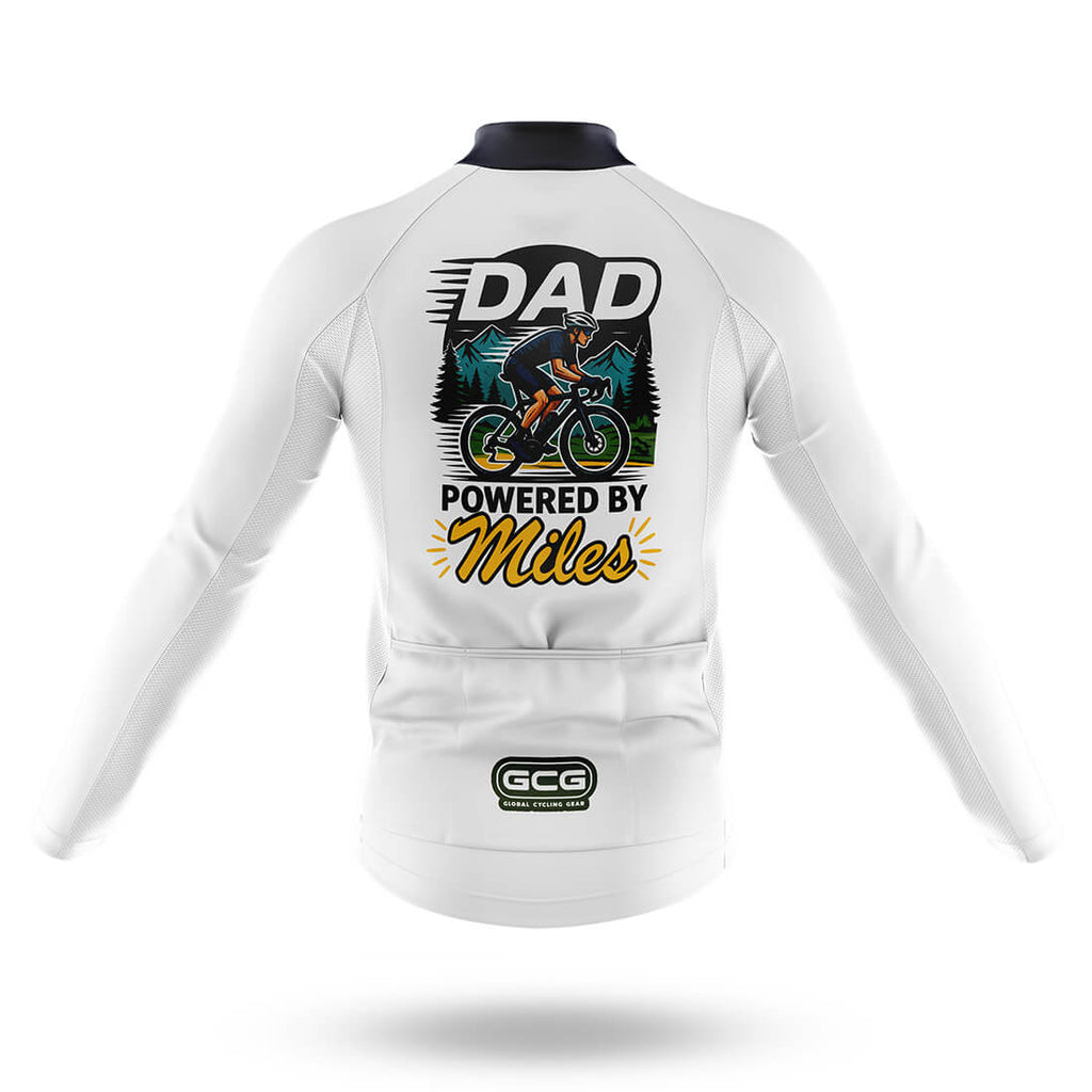 Dad Powered By Miles - Men's Cycling Kit
