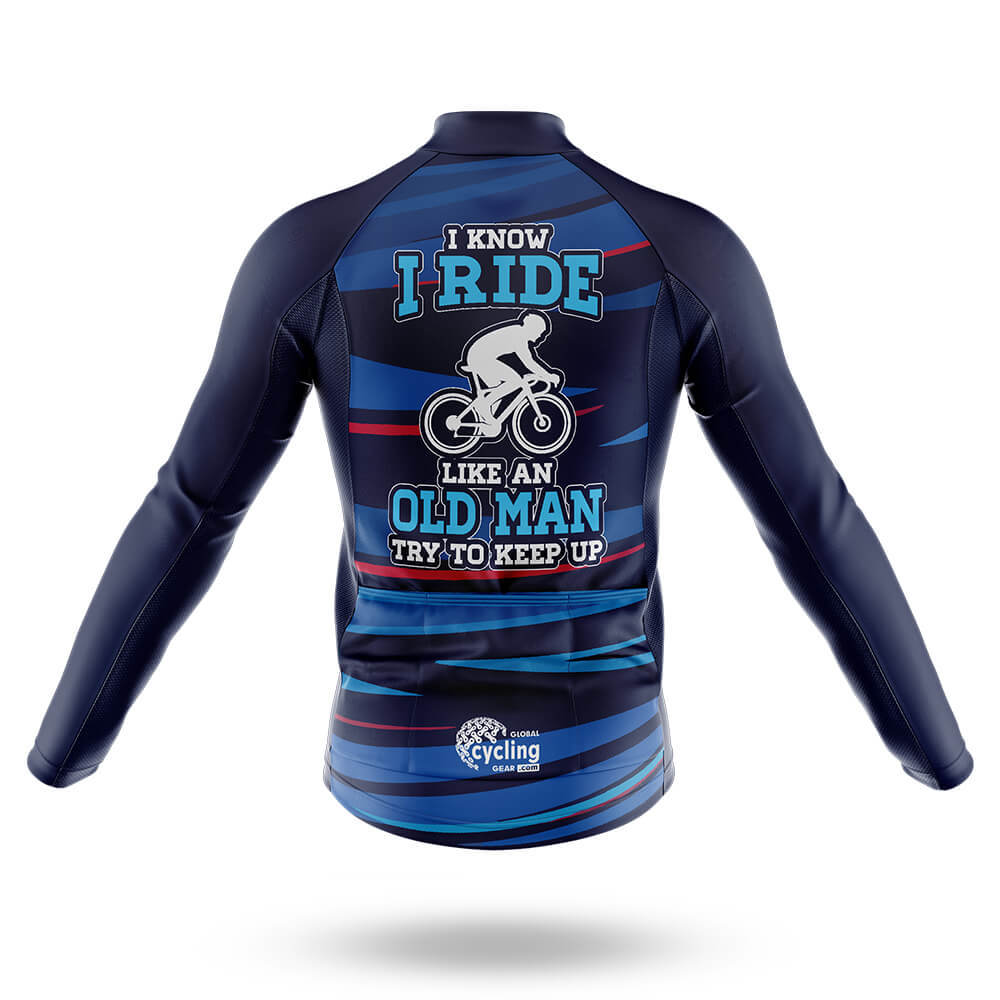 I Ride Like An Old Man V7 - Men's Cycling Kit