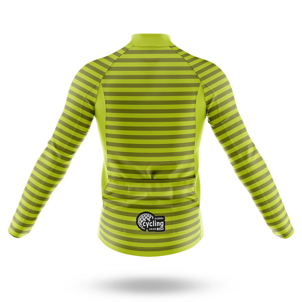 Lime Green Stripe - Men's Cycling Kit