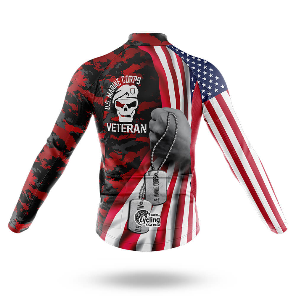US Marine Veteran Flag - Men's Cycling Kit