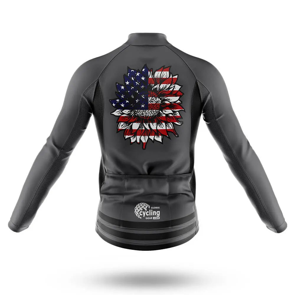 USA Sunflower - Grey - Men's Cycling Kit