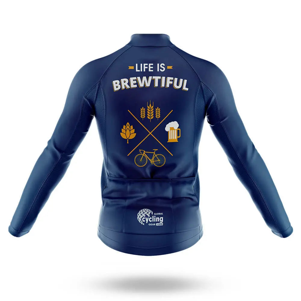 Brewtiful - Navy - Men's Cycling Kit