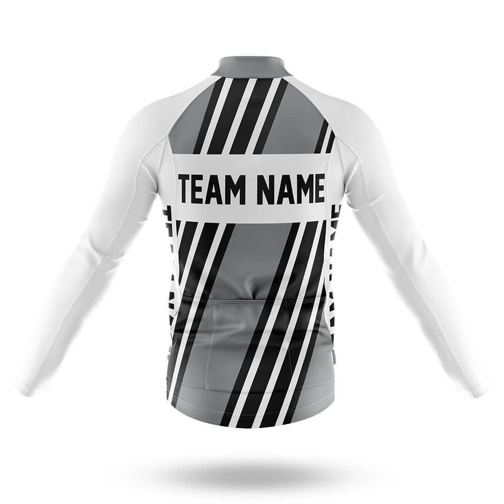 Custom Team Name M5 Grey - Men's Cycling Kit