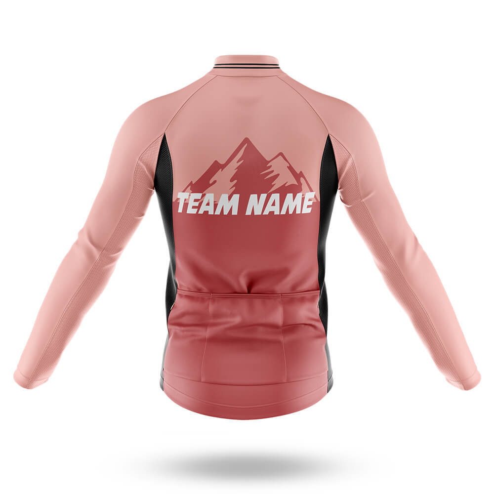 Custom Team Name V3 Pink - Men's Cycling Kit