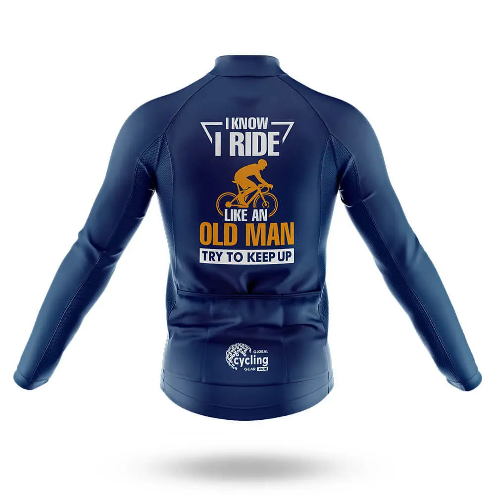 I Ride Like An Old Man V4 - Men's Cycling Kit