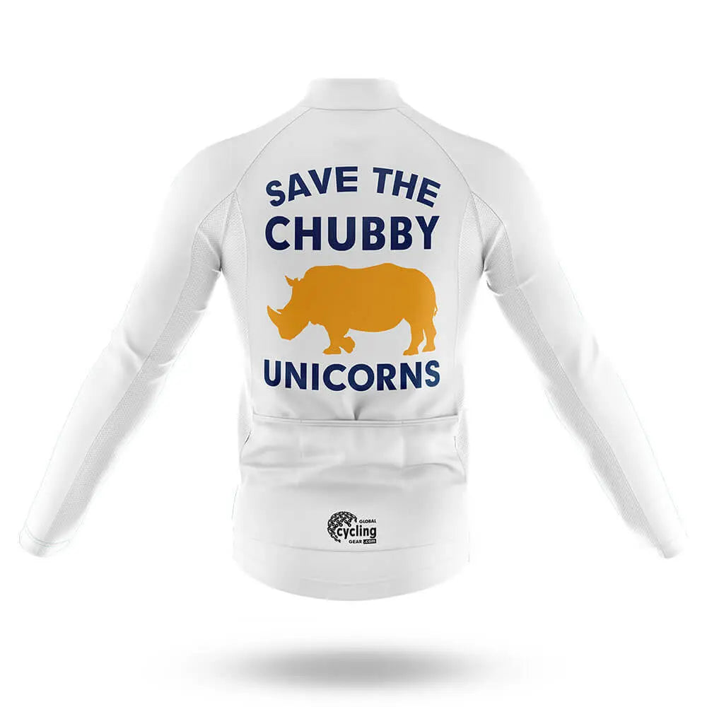 The Chubby Unicorn V6 - White - Men's Cycling Kit