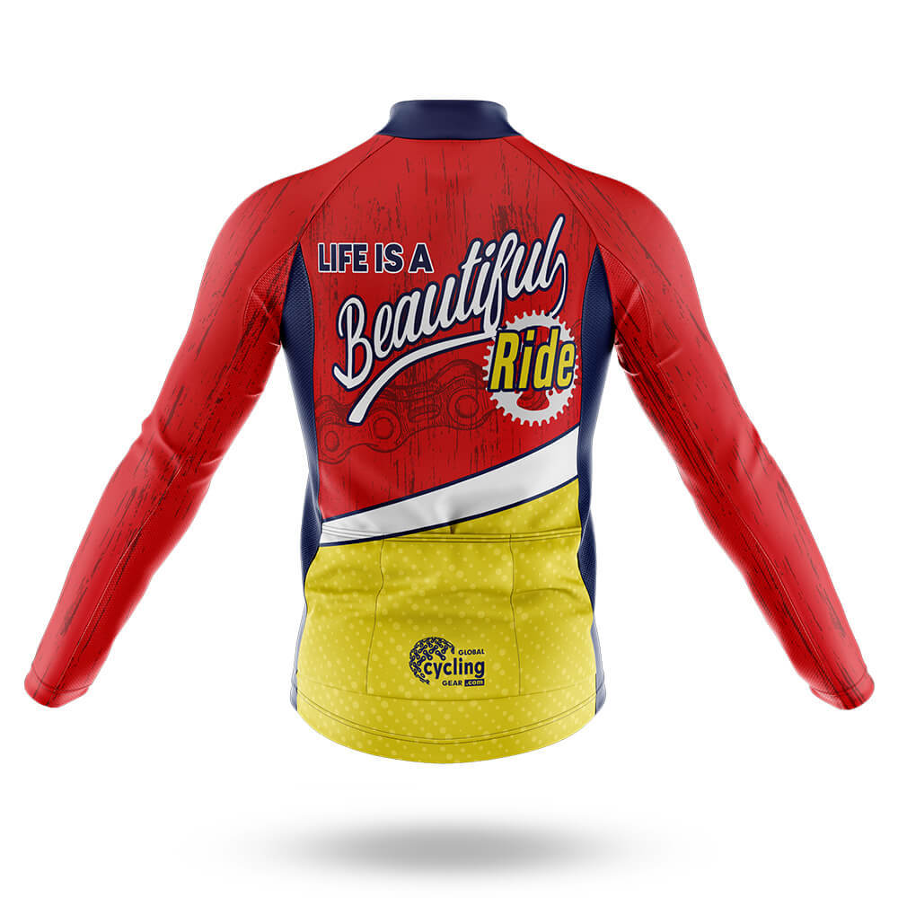 Life is A Beautiful Ride V2 - Men's Cycling Kit