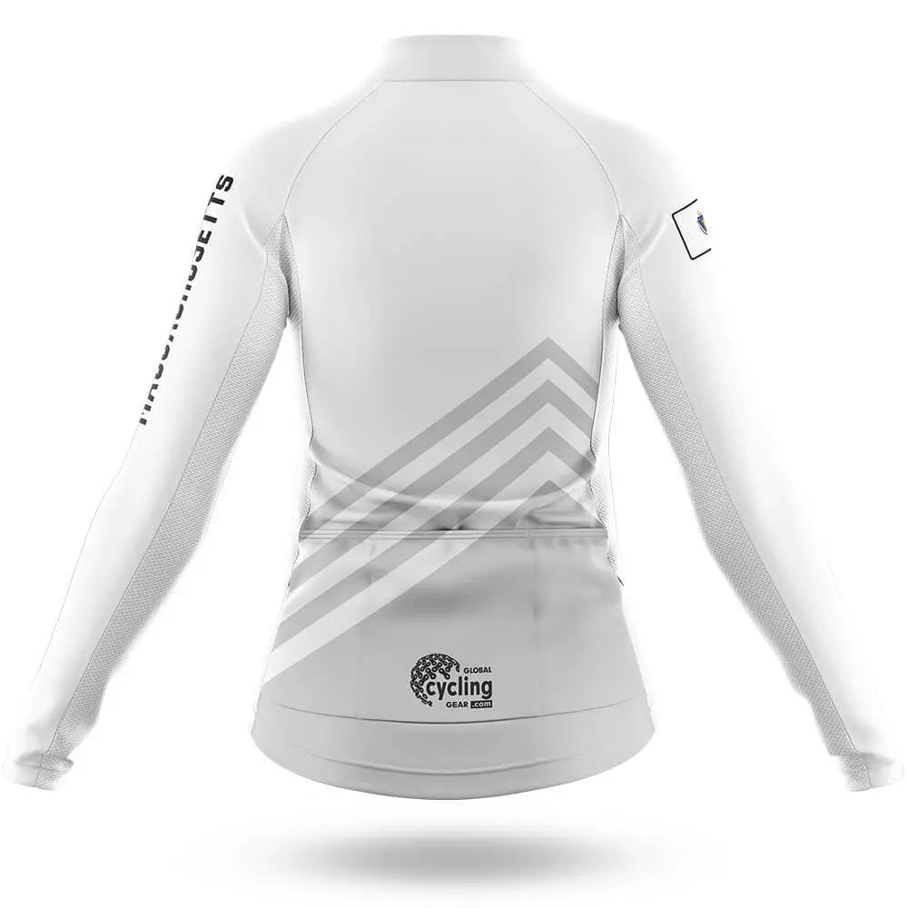 Massachusetts S4 White - Women - Cycling Kit