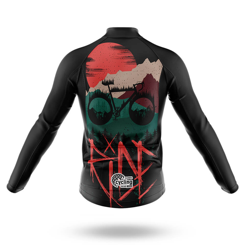 Bike In Sunset - Men's Cycling Kit