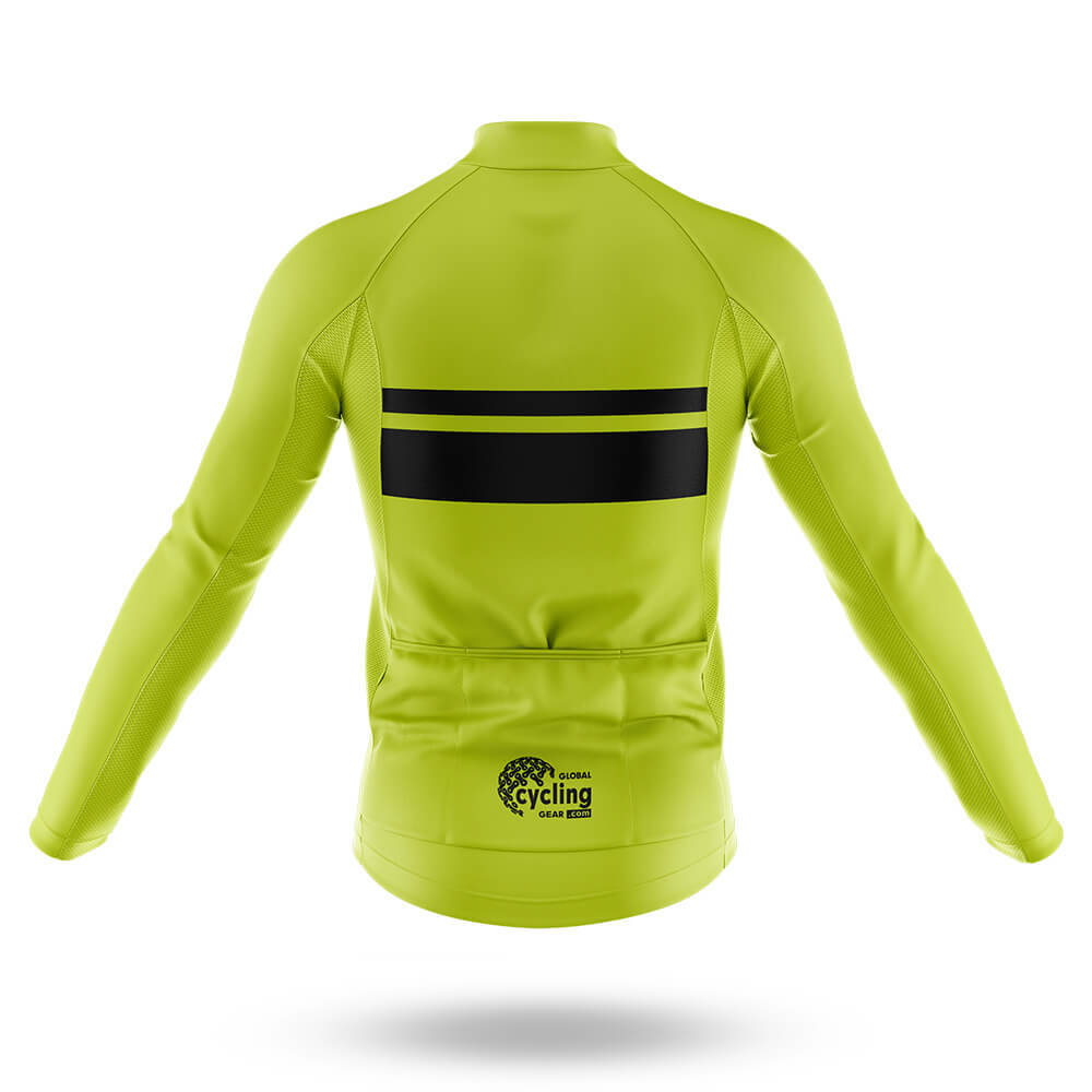 Classic Stripe - Lime Green - Men's Cycling Kit