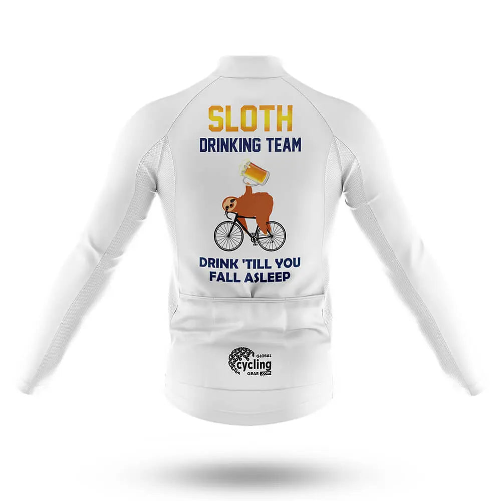 Sloth Drinking Team - White - Men's Cycling Kit