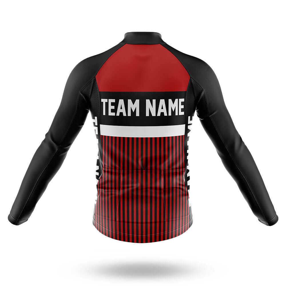Custom Team Name M6 Red - Men's Cycling Kit