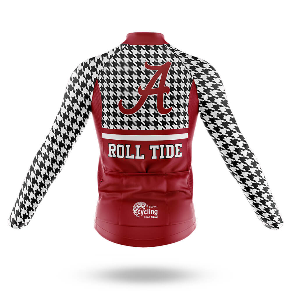 Crimson Tide Houndstooth Pattern - Men's Cycling Kit
