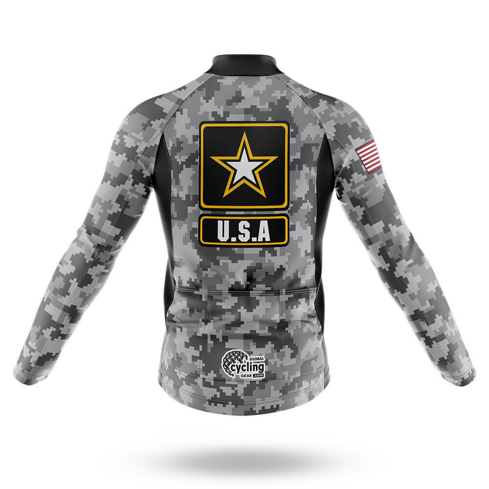 Grey Camo U.S.A - Men's Cycling Kit