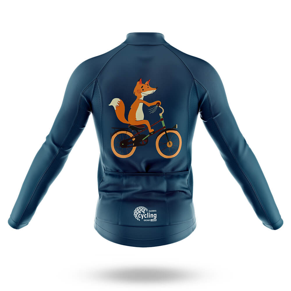 Fox On Bicycle - Men's Cycling Kit