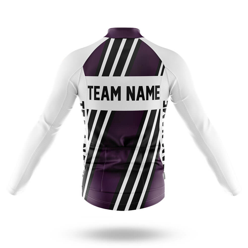 Custom Team Name M5 Dark Purple - Men's Cycling Kit