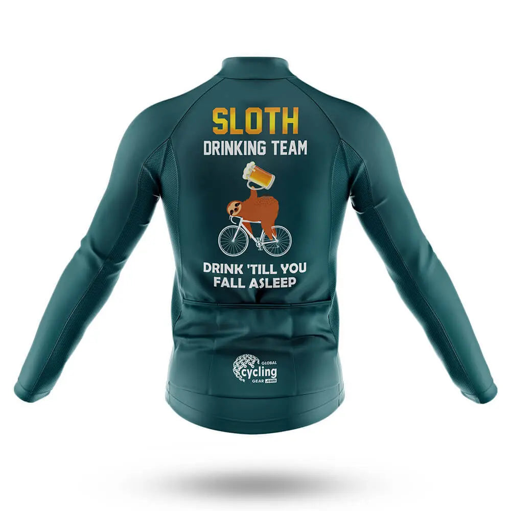 Sloth Drinking Team - Green - Men's Cycling Kit