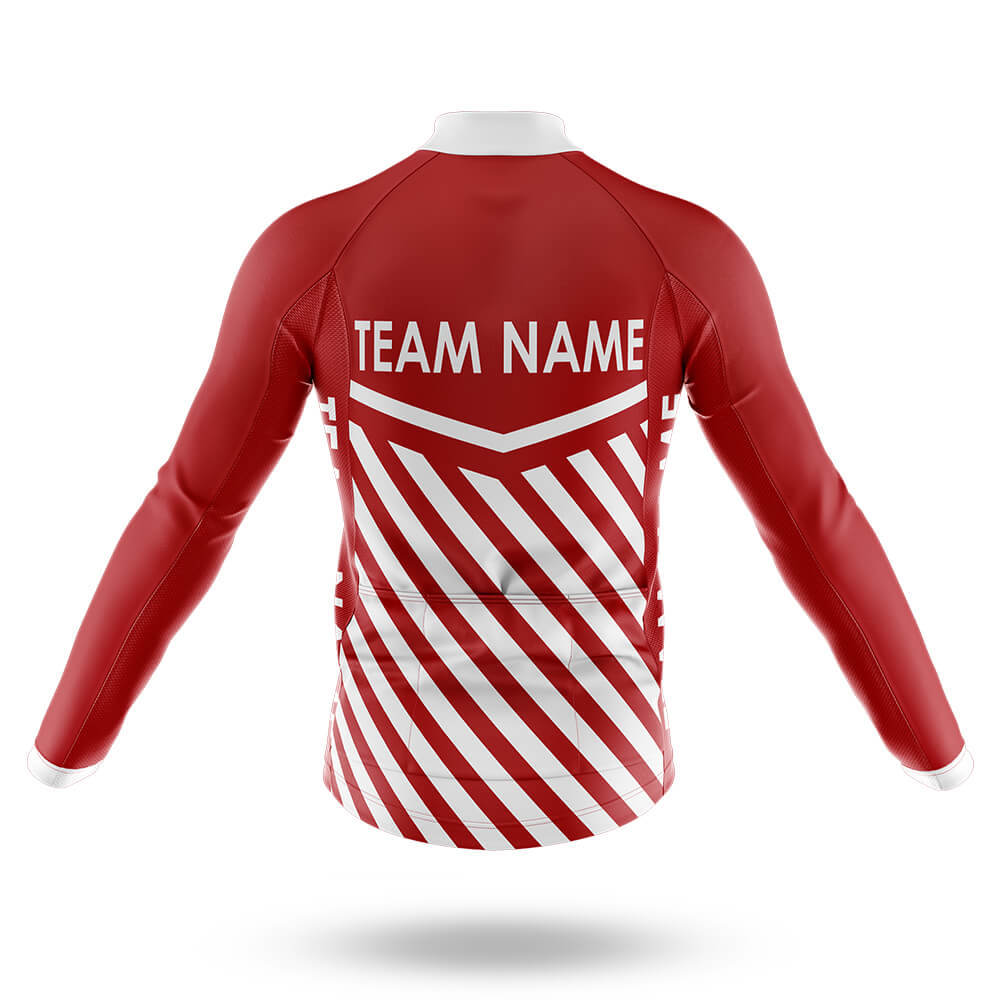 Custom Team Name M3 Red - Men's Cycling Kit