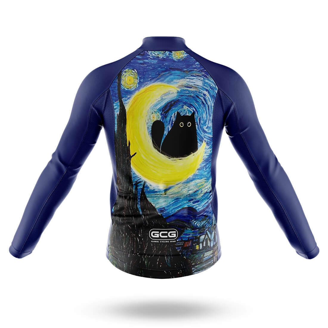 Starry Night Cat - Men's Cycling Kit
