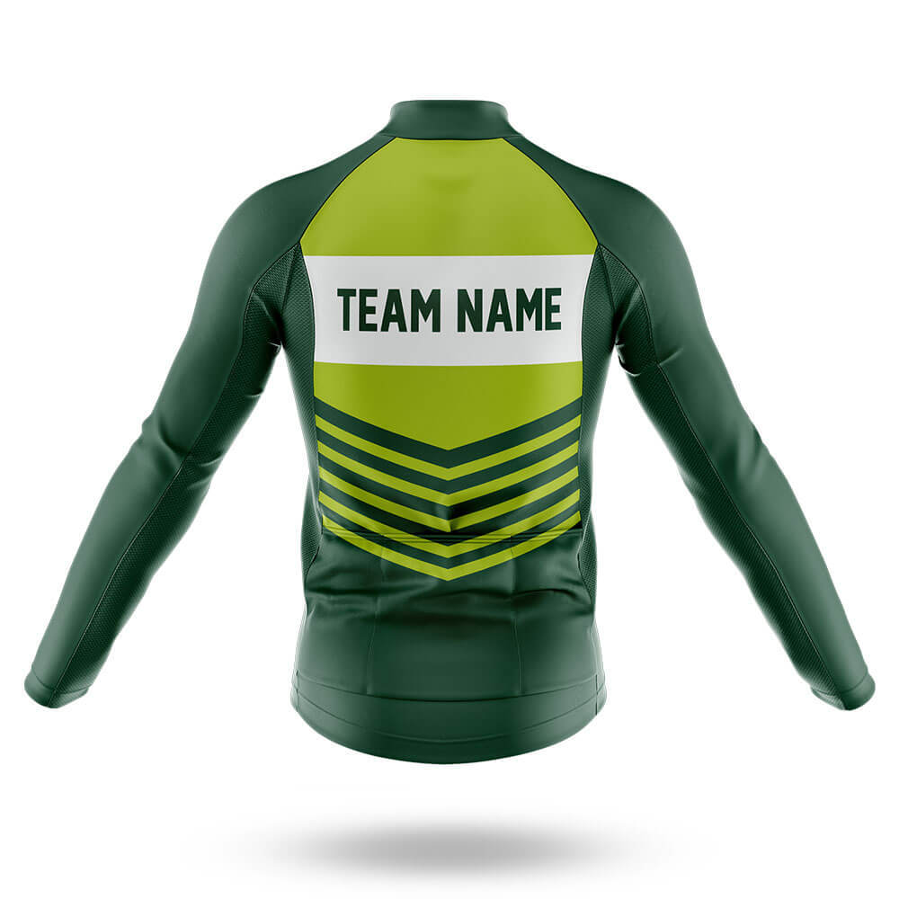Custom Team Name V20 Green - Men's Cycling Kit