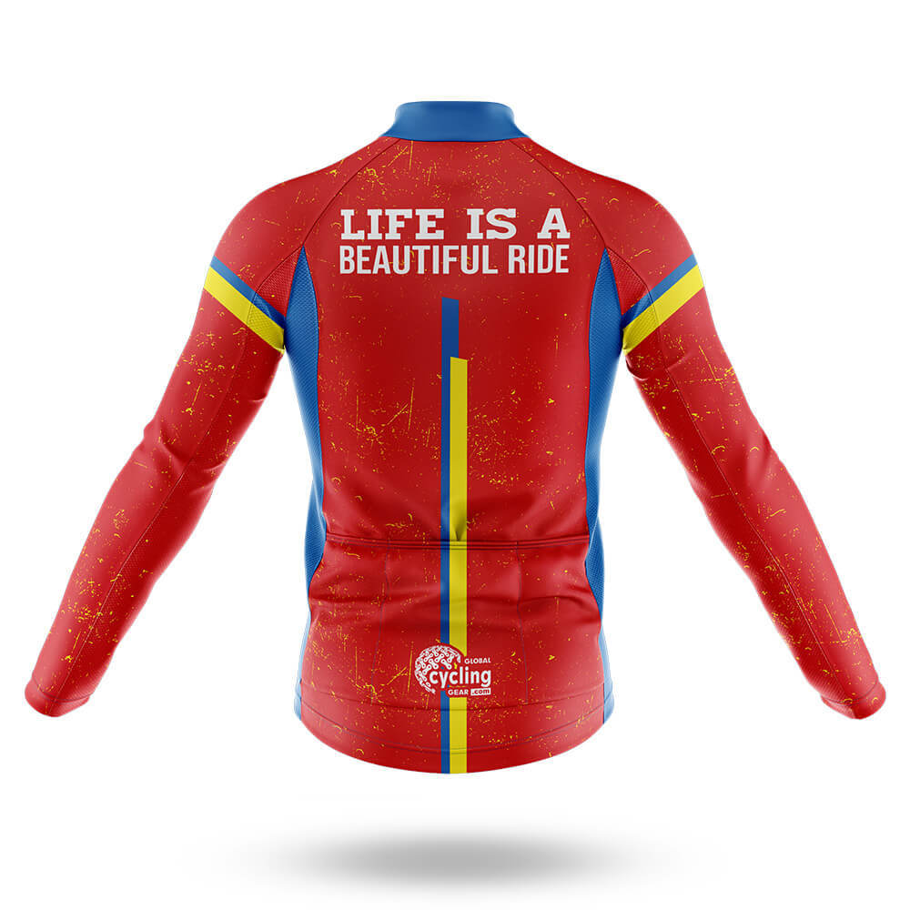 Life Is A Beautiful Ride V3 - Men's Cycling Kit