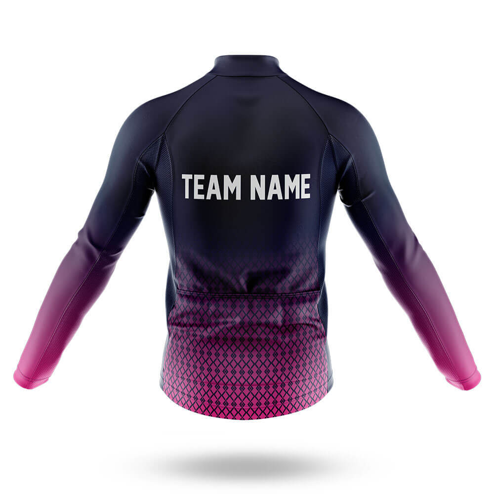 Custom Team Name S1 Pink - Men's Cycling Kit