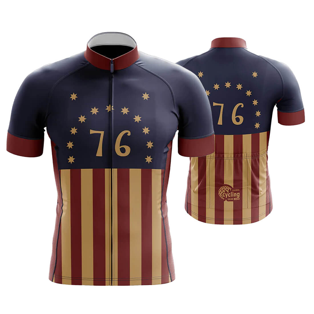 American Flag Cycling Jersey for Men