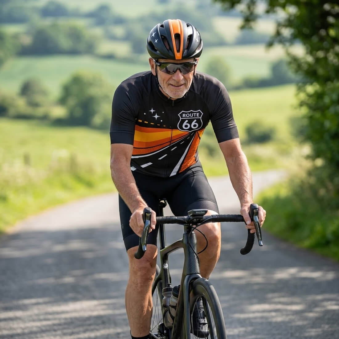 Midnight Route 66 - Men's Cycling Kit