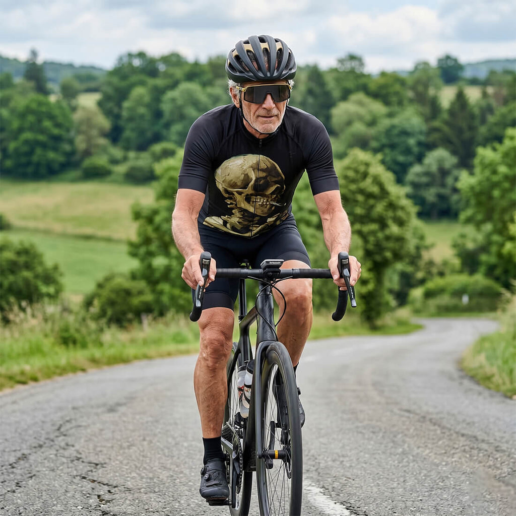 Skull with Cigarette - Men's Cycling Kit