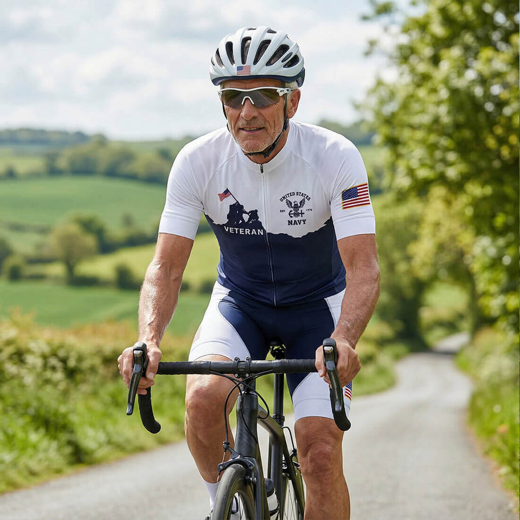 America 250 Navy Veteran - Men's Cycling Kit