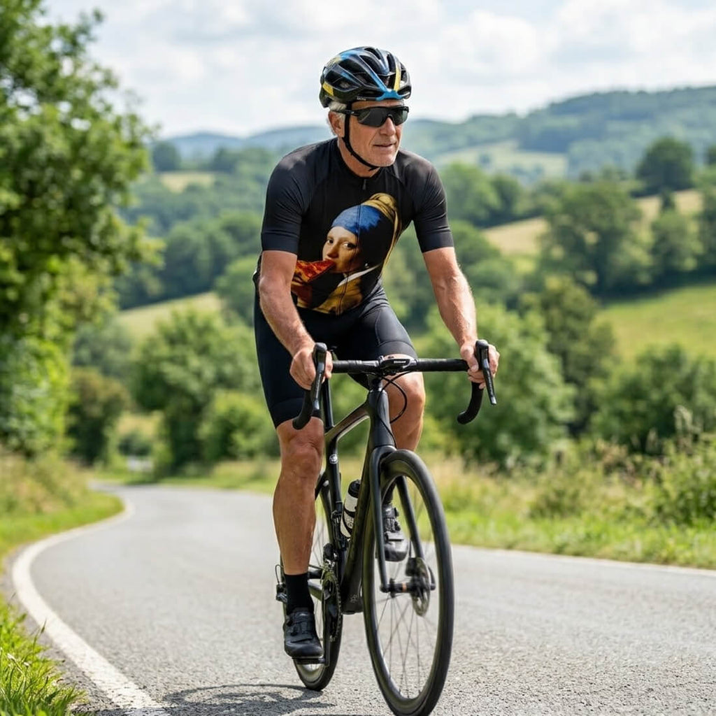 Pearl Earring and Pizza - Men's Cycling Kit