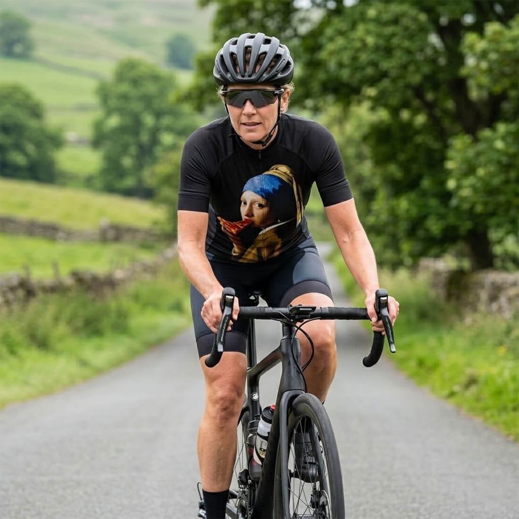Pearl Earring and Pizza - Women's Cycling Kit