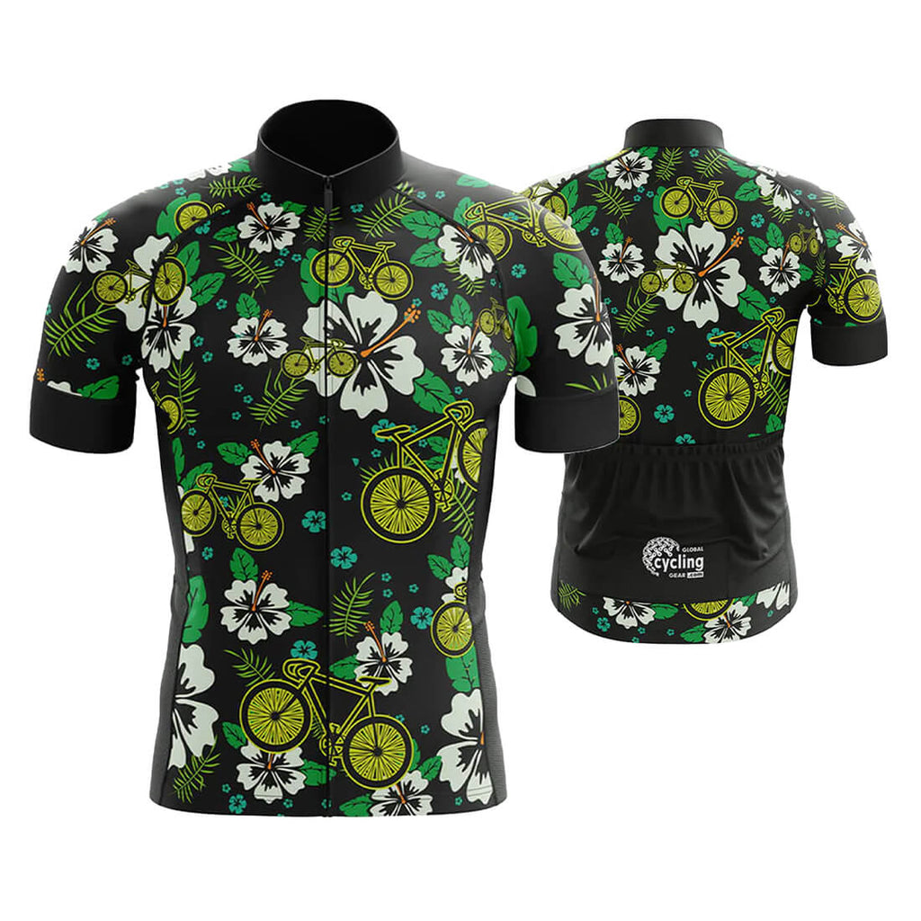 Floral Cycling Jersey for Men