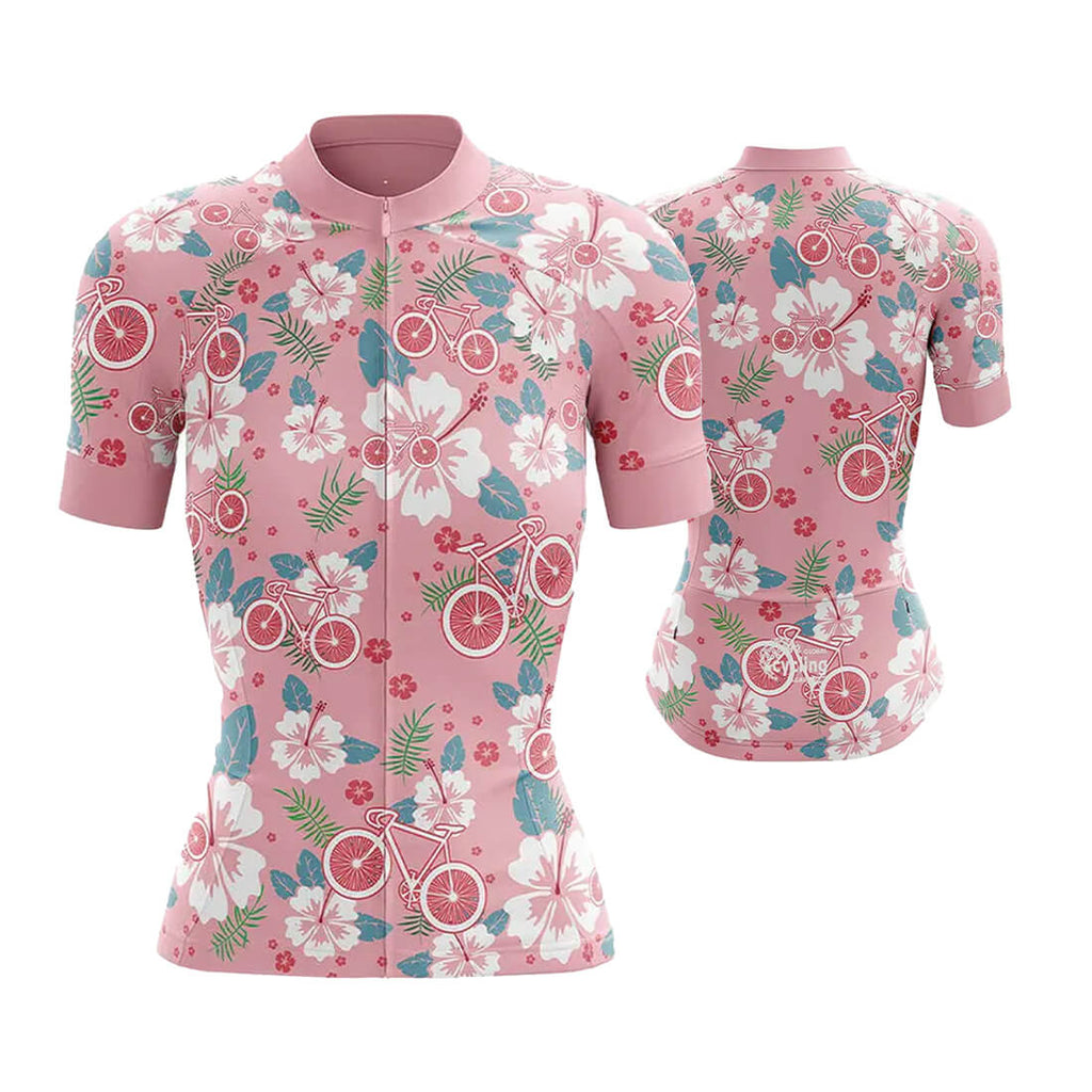 Floral Cycling Jersey for Women
