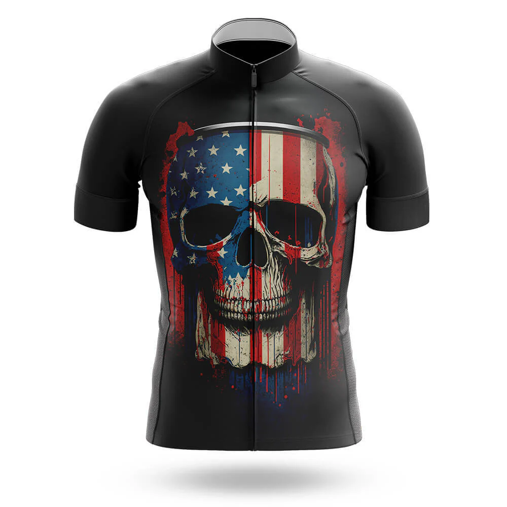 USA Skull Cycling Jersey for Men